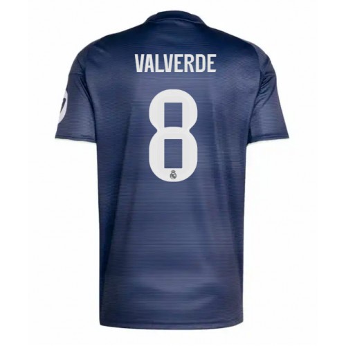 Stroje piłkarskie Real Madrid Federico Valverde #8 Koszulka Wyjazdowej 2025-26 Krótki Rękaw